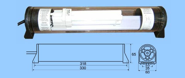 WATERPROOF LAMP - CFLB 18